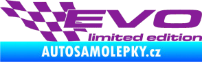 Samolepka Evo limited edition levá fialová