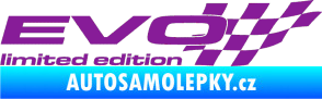 Samolepka Evo limited edition pravá fialová