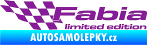 Samolepka Fabia limited edition levá fialová