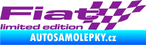 Samolepka Fiat limited edition pravá fialová