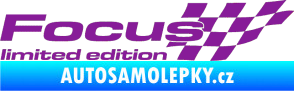Samolepka Focus limited edition pravá fialová