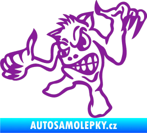 Samolepka Formelák levá fialová
