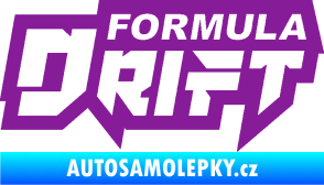 Samolepka Formula drift nápis fialová