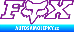 Samolepka Fox 001 fialová