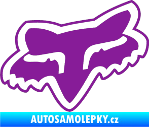Samolepka Fox 003 fialová