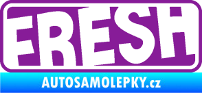 Samolepka Fresh 002  fialová