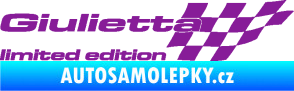 Samolepka Giulietta limited edition pravá fialová