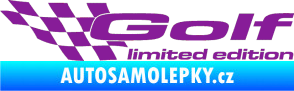 Samolepka Golf limited edition levá fialová