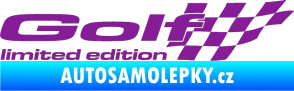 Samolepka Golf limited edition pravá fialová