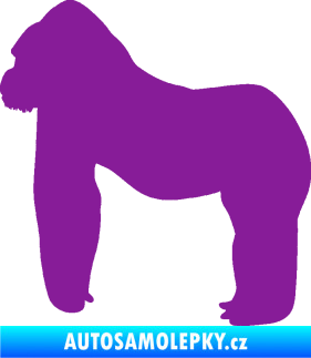 Samolepka Gorila 001 levá fialová