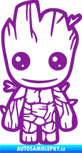 Samolepka Groot 002 levá baby fialová
