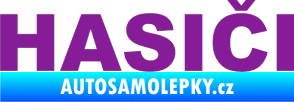 Samolepka HASIČI fialová