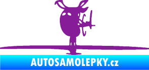 Samolepka Helikoptéra model 001 levá fialová