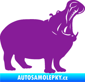 Samolepka Hroch 002 pravá fialová