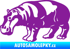 Samolepka Hroch 003 levá fialová