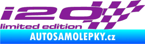 Samolepka i20 limited edition pravá fialová