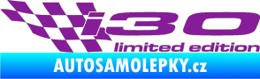 Samolepka i30 limited edition levá fialová