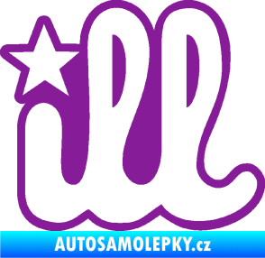 Samolepka ILL 002 fialová