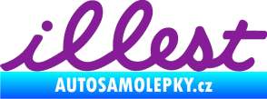 Samolepka Illest 001 fialová