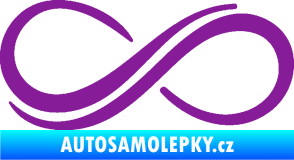 Samolepka Inifinity 001 levá fialová