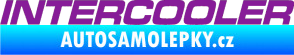 Samolepka Intercooler fialová