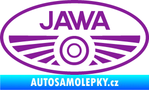 Samolepka Jawa logo fialová