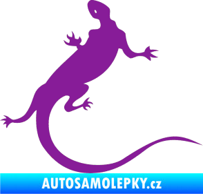 Samolepka Ještěrka 004 pravá fialová