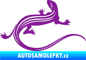 Samolepka Ještěrka 011 pravá fialová