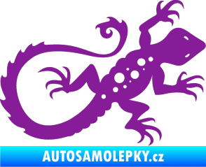 Samolepka Ještěrka 012 pravá fialová