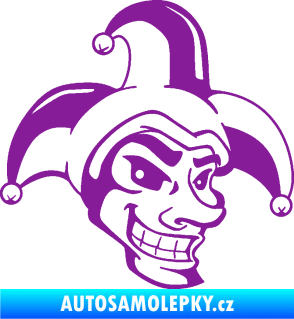 Samolepka Joker 001 pravá fialová