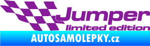Samolepka Jumper limited edition levá fialová