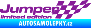 Samolepka Jumper limited edition pravá fialová