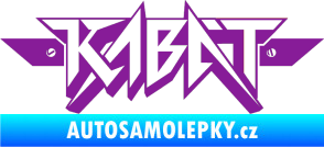 Samolepka Kabát 003 fialová