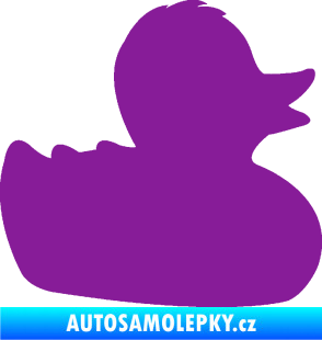 Samolepka Kachnička 001 pravá fialová