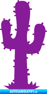 Samolepka Kaktus 001 pravá fialová