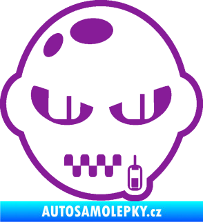 Samolepka Kanibal pravá fialová