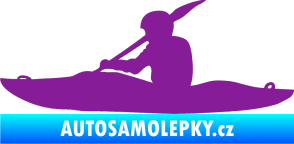 Samolepka Kanoista 003 levá fialová