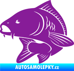 Samolepka Kapr 008 levá fialová
