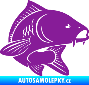 Samolepka Kapr 008 pravá fialová