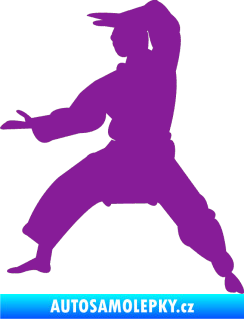 Samolepka Karate 006 levá fialová