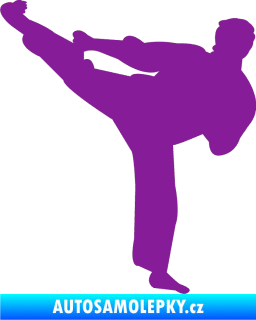 Samolepka Karate 008 levá fialová