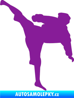 Samolepka Karate 009 levá fialová