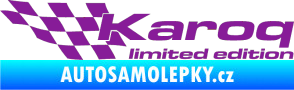 Samolepka Karoq limited edition levá fialová
