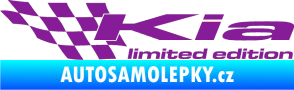 Samolepka Kia limited edition levá fialová