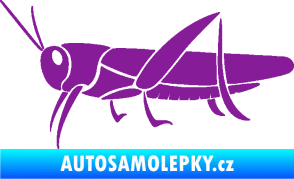 Samolepka Kobylka 002 levá fialová