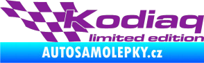 Samolepka Kodiaq limited edition levá fialová