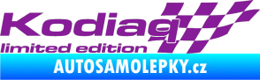 Samolepka Kodiaq limited edition pravá fialová