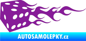 Samolepka Kostky 002 levá fialová