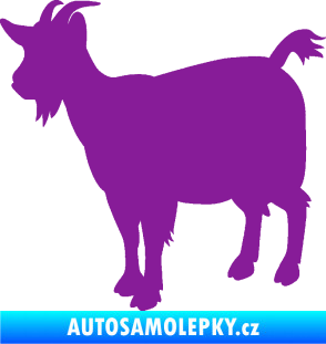 Samolepka Koza 001 levá fialová