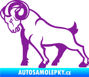 Samolepka Kozel 002 levá fialová